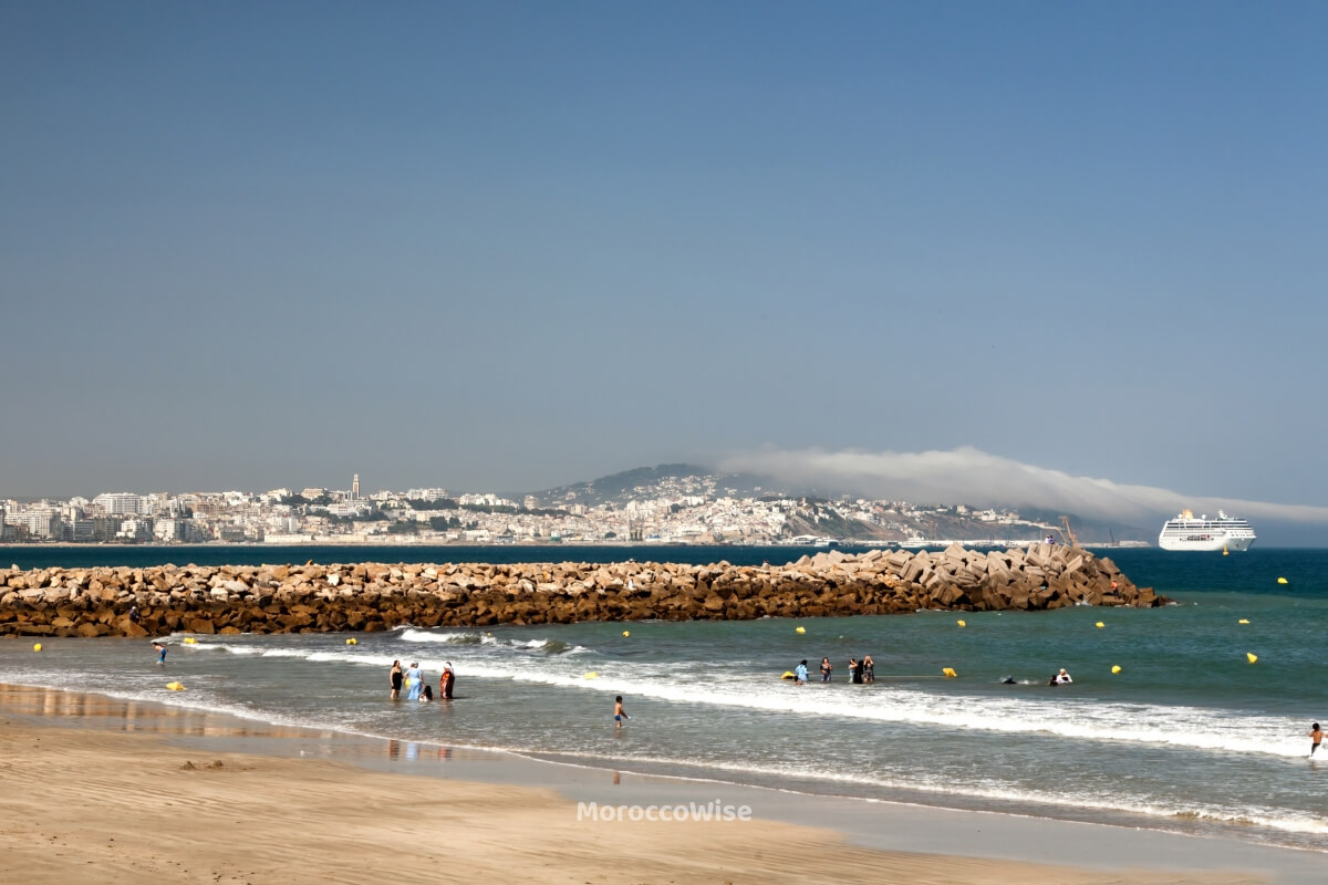 Tangier marina and waterfront along the Corniche